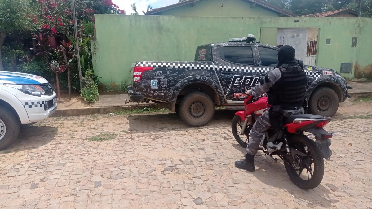 Polícias Civil e Militar deflagram operação e prendem suspeito flagrante com armas em Piripiri