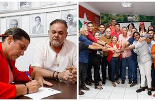 Raquel filia-se ao PT em Teresina (Foto: Reprodução/Redes Sociais) Raquel filia-se ao PT em Teresina (Foto: Reprodução/Redes Sociais)