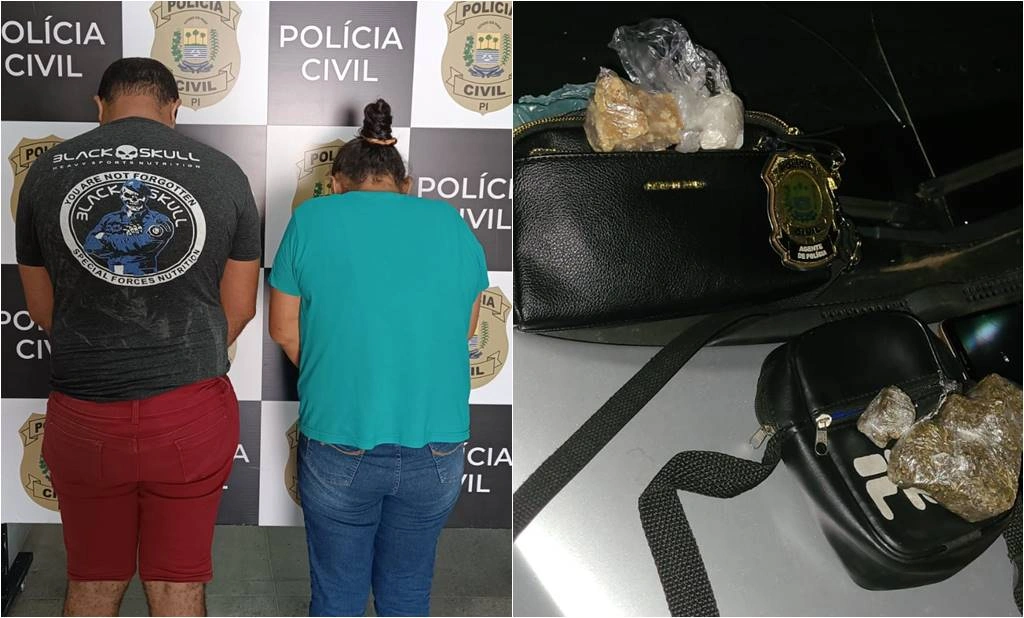 Tia e sobrinho presos