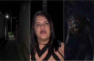 Vídeo: advogada jura ter avistado 'lobisomem' às margens do rio Poti (Foto: Tv Zap News) Vídeo: advogada jura ter avistado 'lobisomem' às margens do rio Poti (Foto: Tv Zap News)