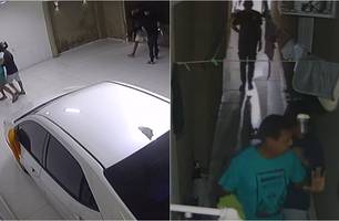 Arrastão em casa na zona Norte de Teresina (Foto: Reprodução)