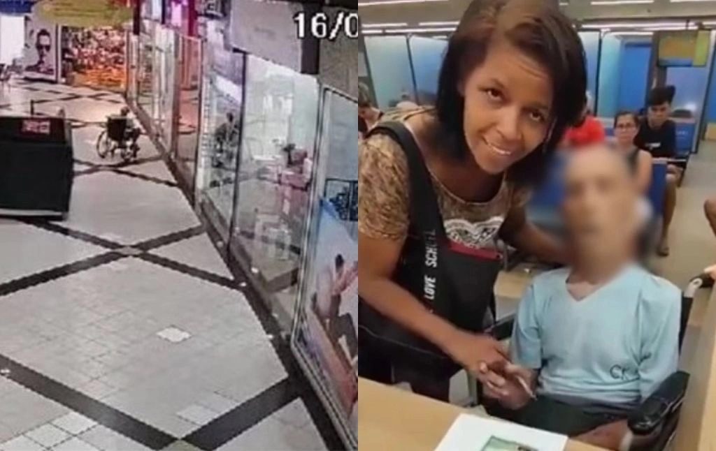 Cadáver levado a banco por sobrinha quase cai de cadeira de rodas, diz testemunha