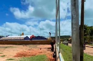 Campo de Futebol em Miguel Alves (Foto: Divulgação) Campo de Futebol em Miguel Alves (Foto: Divulgação)