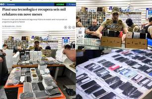 Destaque no O Globo (Foto: Conecta Piauí/Print)