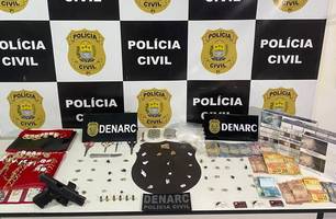 Drogas apreendidas pelo Departamento de Investigações sobre Narcóticos (Foto: Reprodução) Drogas apreendidas pelo Departamento de Investigações sobre Narcóticos (Foto: Reprodução)