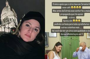 Empresária disse que único apoio de Dr. Pessoa ao Circo Kroner foi um cafézinho (Foto: Reprodução/Instagram) Empresária disse que único apoio de Dr. Pessoa ao Circo Kroner foi um cafézinho (Foto: Reprodução/Instagram)