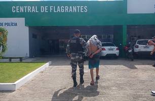 Faccionado acusado de fazer família refém durante assalto é preso em Parnaíba (Foto: Reprodução) Faccionado acusado de fazer família refém durante assalto é preso em Parnaíba (Foto: Reprodução)