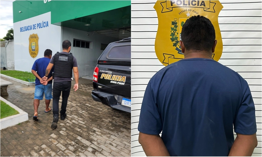 Homem preso pela Polícia Civil
