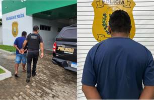 Homem preso pela Polícia Civil (Foto: Reprodução) Homem preso pela Polícia Civil (Foto: Reprodução)