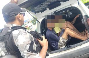 Irmãos de Timon são presos durante assalto a motorista de aplicativo em Teresina (Foto: Reprodução) Irmãos de Timon são presos durante assalto a motorista de aplicativo em Teresina (Foto: Reprodução)