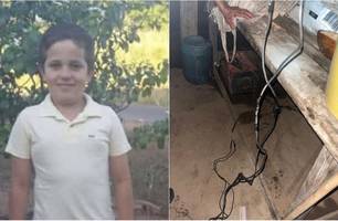 Menino de 11 anos morre após pegar em fio e sofrer descarga elétrica no Piauí (Foto: Reprodução) Menino de 11 anos morre após pegar em fio e sofrer descarga elétrica no Piauí (Foto: Reprodução)