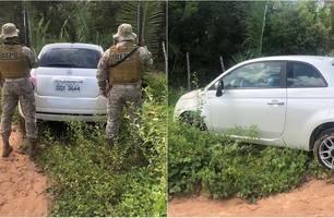 PM encontra carro roubado na PI-130 na Cerâmica Cil, zona rural de Teresina (Foto: Reprodução) PM encontra carro roubado na PI-130 na Cerâmica Cil, zona rural de Teresina (Foto: Reprodução)