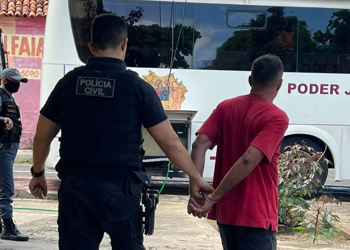 Polícia prende homem suspeito de furtar bateria e cabos de caminhão em Teresina