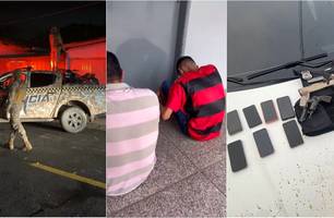 Polícia prende reais suspeitos do assassinato de pai e filha em Teresina (Foto: Reprodução) Polícia prende reais suspeitos do assassinato de pai e filha em Teresina (Foto: Reprodução)