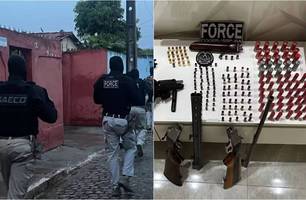 Policiais presos (Foto: Reprodução)