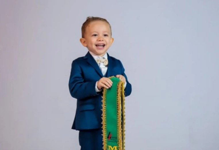 Teresinense de 2 anos conquista título de Mister Baby Brasil em Curitiba