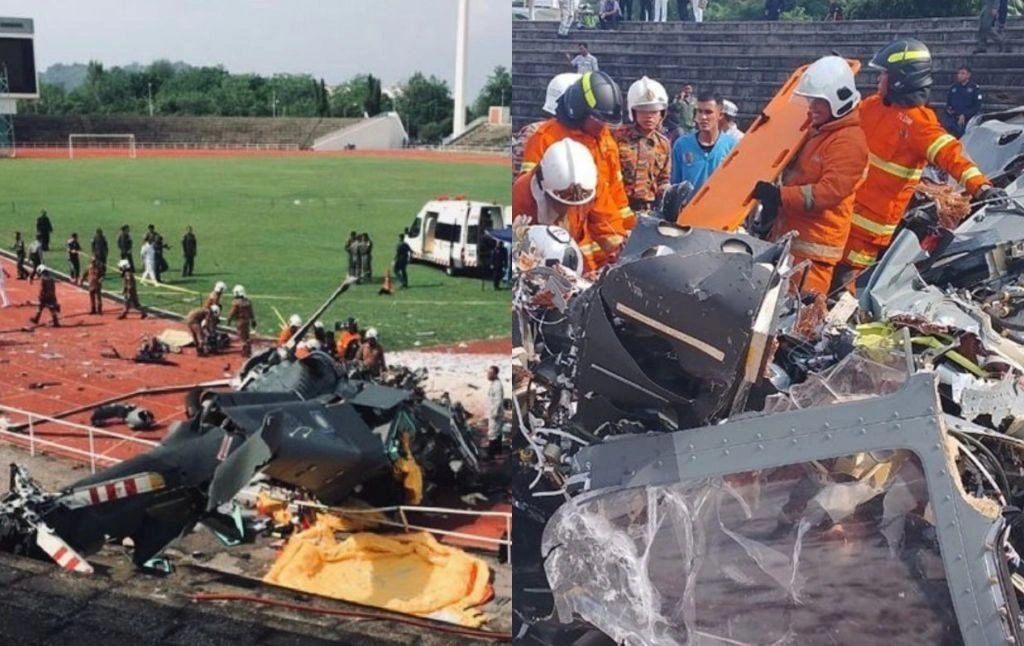 Vídeo mostra colisão entre dois helicópteros no ar que deixou dez pessoas mortas
