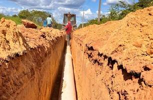 Agespisa já executou 95% da obra do novo sistema de captação de água em Piracuruca (Foto: Reprodução) Agespisa já executou 95% da obra do novo sistema de captação de água em Piracuruca (Foto: Reprodução)