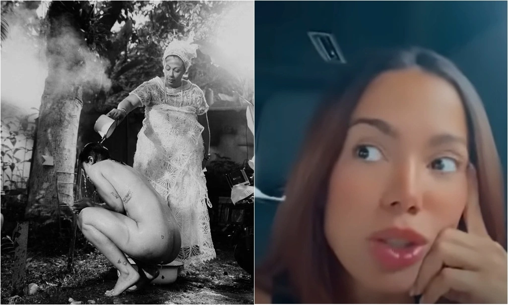 Anitta perdeu cerca de 200 mil seguidores após publicar foto nua em terreiro de candomblé