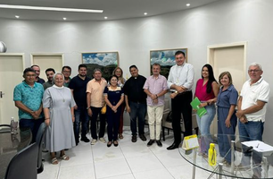 Bispo da diocese de Campo Maior e prefeito Joãozinho Felix (Foto: Reprodução) Bispo da diocese de Campo Maior e prefeito Joãozinho Felix (Foto: Reprodução)