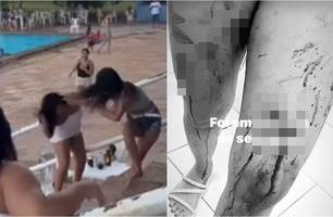 Blogueira é atingida com caco de vidro (Foto: Reprodução)