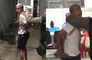 Criminoso entra em igreja e começa a rezar mas foi pego pela polícia em Teresina (Foto: Conecta Piauí) Criminoso entra em igreja e começa a rezar mas foi pego pela polícia em Teresina (Foto: Conecta Piauí)