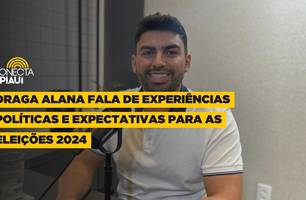 Draga Alana fala de experiências políticas e expectativas para as eleições 2024 (Foto: Reprodução) Draga Alana fala de experiências políticas e expectativas para as eleições 2024 (Foto: Reprodução)