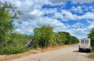 Ex-prefeita capota o carro e sofre grave acidente no interior do Piauí (Foto: Reprodução)