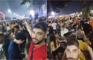 Fã é assaltado durante show da Madonna (Foto: Reprodução) Fã é assaltado durante show da Madonna (Foto: Reprodução)