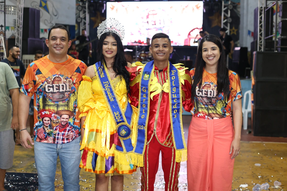 Garota e Garoto Folguedos 2024 são eleitos por voto popular em Demerval Lobão