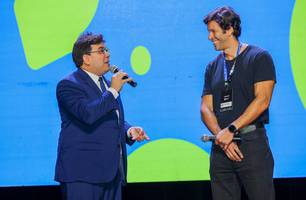 governador Rafael Fonteles e Tonico Novaes, CEO da Campus Party Brasil (Foto: Divulgação) governador Rafael Fonteles e Tonico Novaes, CEO da Campus Party Brasil (Foto: Divulgação)