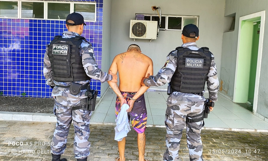 Homem foi preso com sete mandados de prisão em aberto