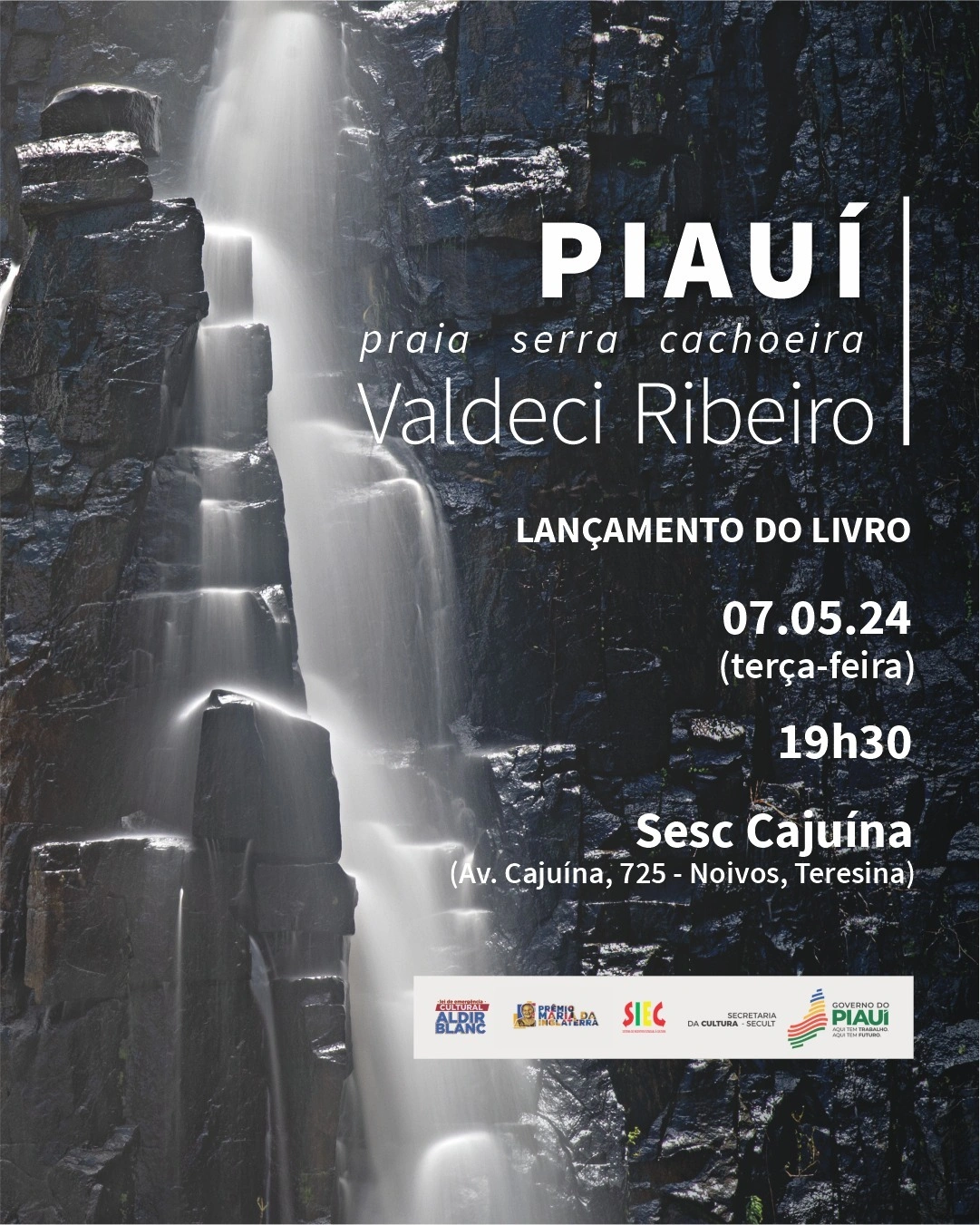 Livro 'Praia Serra Cachoeira' destaca belezas naturais desconhecidas pelos piauienses