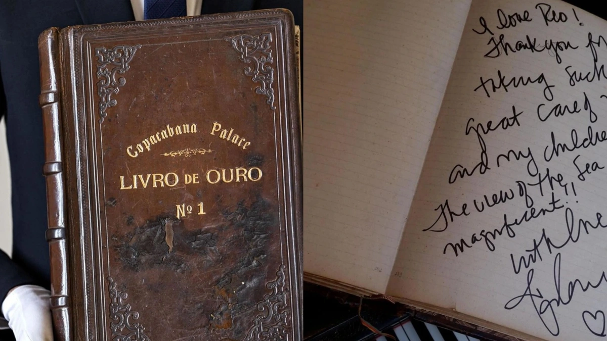 Madonna escreve mensagem em Livro de Ouro do hotel Copacabana Palace