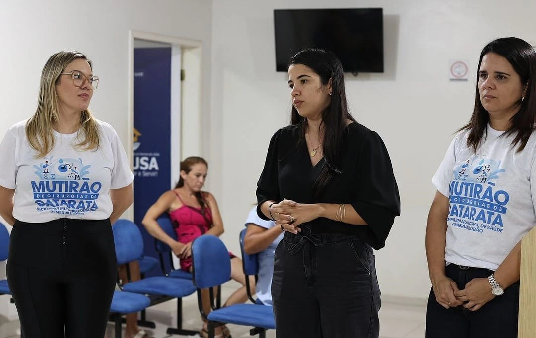 Secretaria de Saúde de Demerval Lobão promove mutirão da catarata