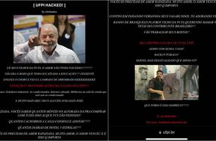 Site da UFPI é hackeado com críticas ao Governo Federal e  estudantes da instituição (Foto: Reprodução) Site da UFPI é hackeado com críticas ao Governo Federal e  estudantes da instituição (Foto: Reprodução)
