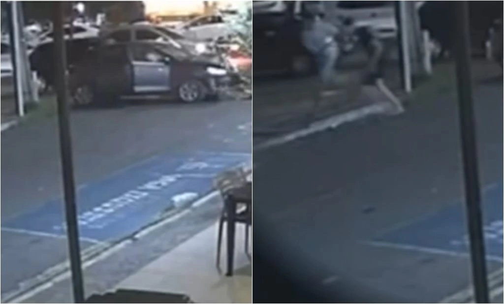 Vídeo da câmera de segurança