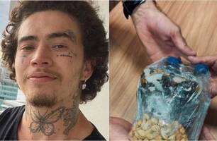 Whindersson Nunes entrega kits de emergência (Foto: Reprodução) Whindersson Nunes entrega kits de emergência (Foto: Reprodução)