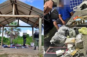 Adolescente é apreendido no litoral do Piauí (Foto: Reprodução) Adolescente é apreendido no litoral do Piauí (Foto: Reprodução)