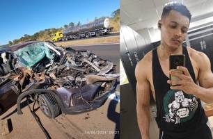 Campomaiorense morre e esposa e filhos ficam feridos em grave acidente na BR-050 (Foto: Reprodução) Campomaiorense morre e esposa e filhos ficam feridos em grave acidente na BR-050 (Foto: Reprodução)