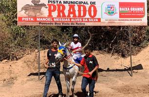 Corrida do Prado em Baixa Grande do Ribeiro (Foto: Reprodução) Corrida do Prado em Baixa Grande do Ribeiro (Foto: Reprodução)