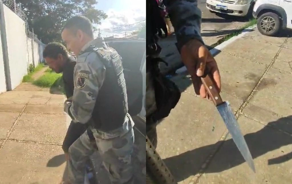 Homem é preso após ameaçar pessoas com faca em evento na zona Leste de Teresina