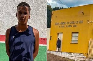 Homem tenta invadir Câmara Municipal de Castelo do Piauí (Foto: Reprodução) Homem tenta invadir Câmara Municipal de Castelo do Piauí (Foto: Reprodução)