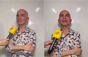 ‘Honrado em está em Teresina’, diz Edson Cordeiro durante Parada da Diversidade (Foto: Conecta Piauí) ‘Honrado em está em Teresina’, diz Edson Cordeiro durante Parada da Diversidade (Foto: Conecta Piauí)