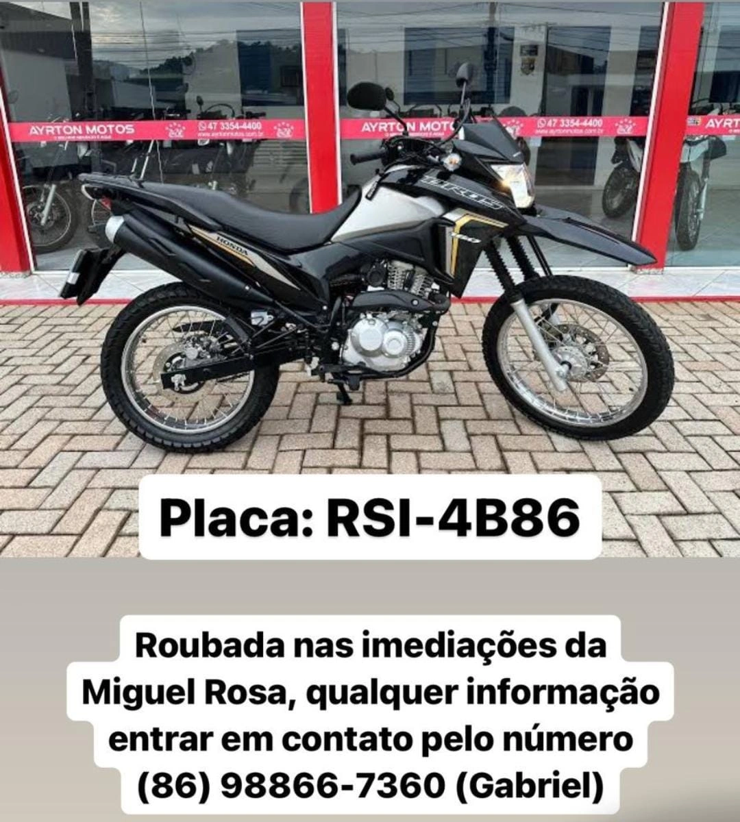 Informações do veículo tomado de assalto