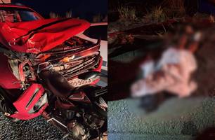 Mãe e padrinho morrem após acidente em Lagoa do Piauí; criança está hospitalizada (Foto: Repórter 12/Conecta Piauí)