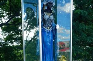 Monumento com estátua de Iemanjá é alvo de vandalismo mais uma vez na capital (Foto: Divulgação) Monumento com estátua de Iemanjá é alvo de vandalismo mais uma vez na capital (Foto: Divulgação)