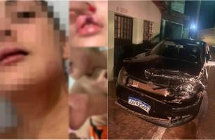 Mulher é brutalmente agredida pelo companheiro em via pública em Pedro II (Foto: Reprodução) Mulher é brutalmente agredida pelo companheiro em via pública em Pedro II (Foto: Reprodução)
