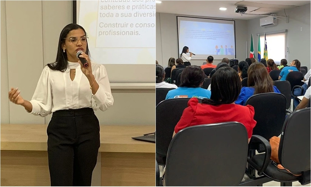 Plenária Municipal de Gestão do Trabalho no Auditório da Prefeitura Municipal de Baixa Grande do Ribeiro