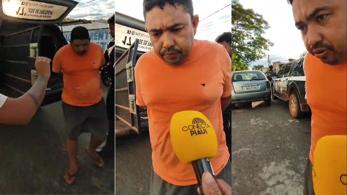 'Sou inocente, tava rezando' diz homem preso em igreja de União